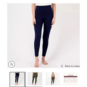 Anti x Proof Leggings Womens Medium Compression High Waist Moisture Wick Black